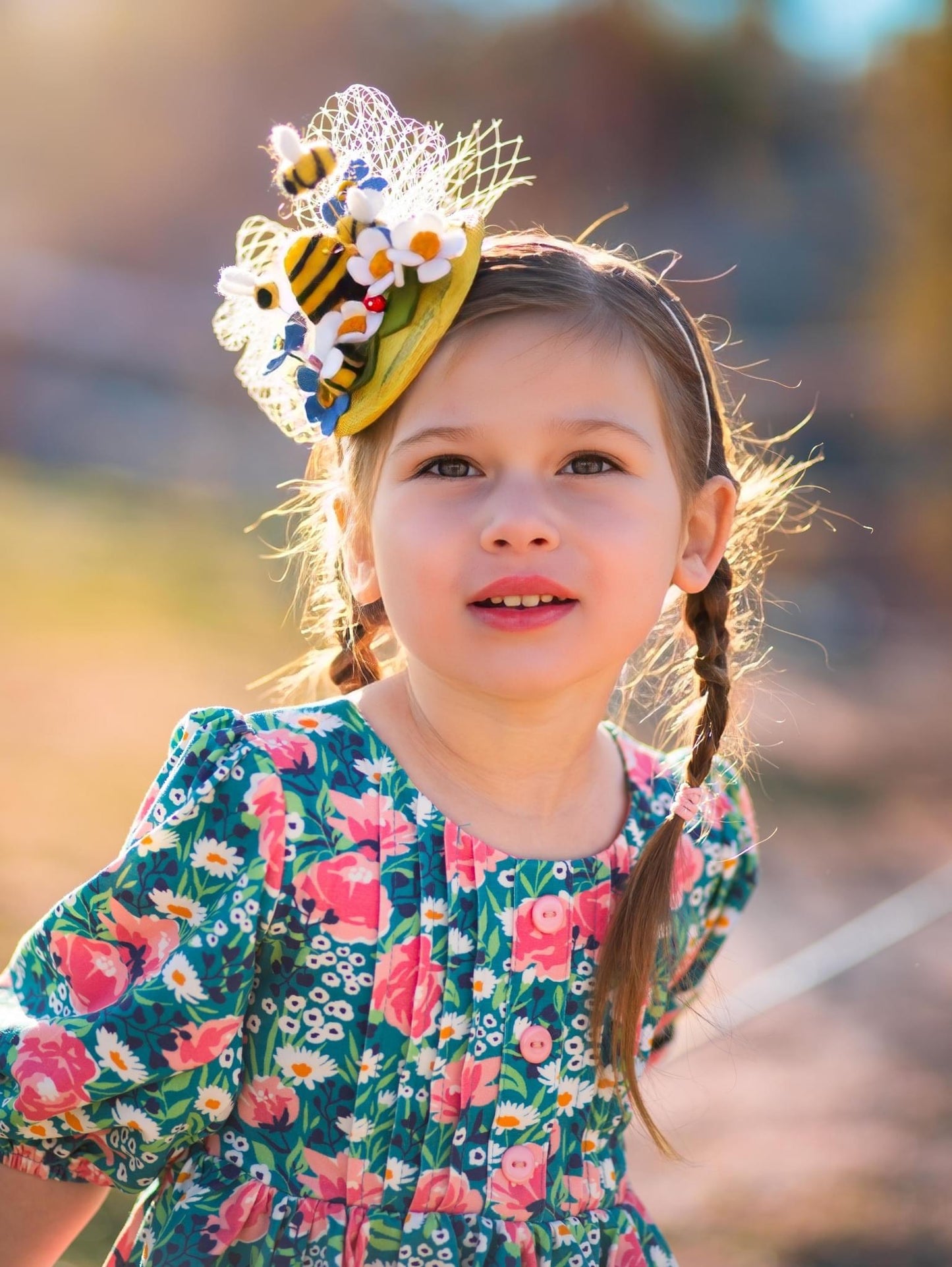 Bee Hive Mini Fascinator
