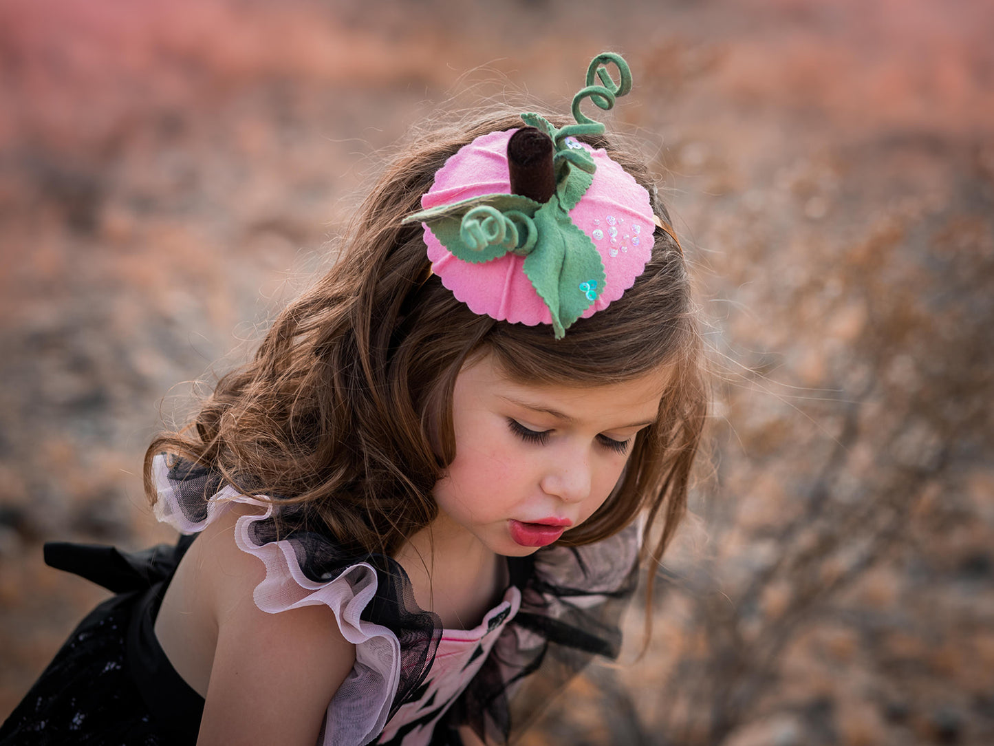 Little Miss Pumpkin Topper