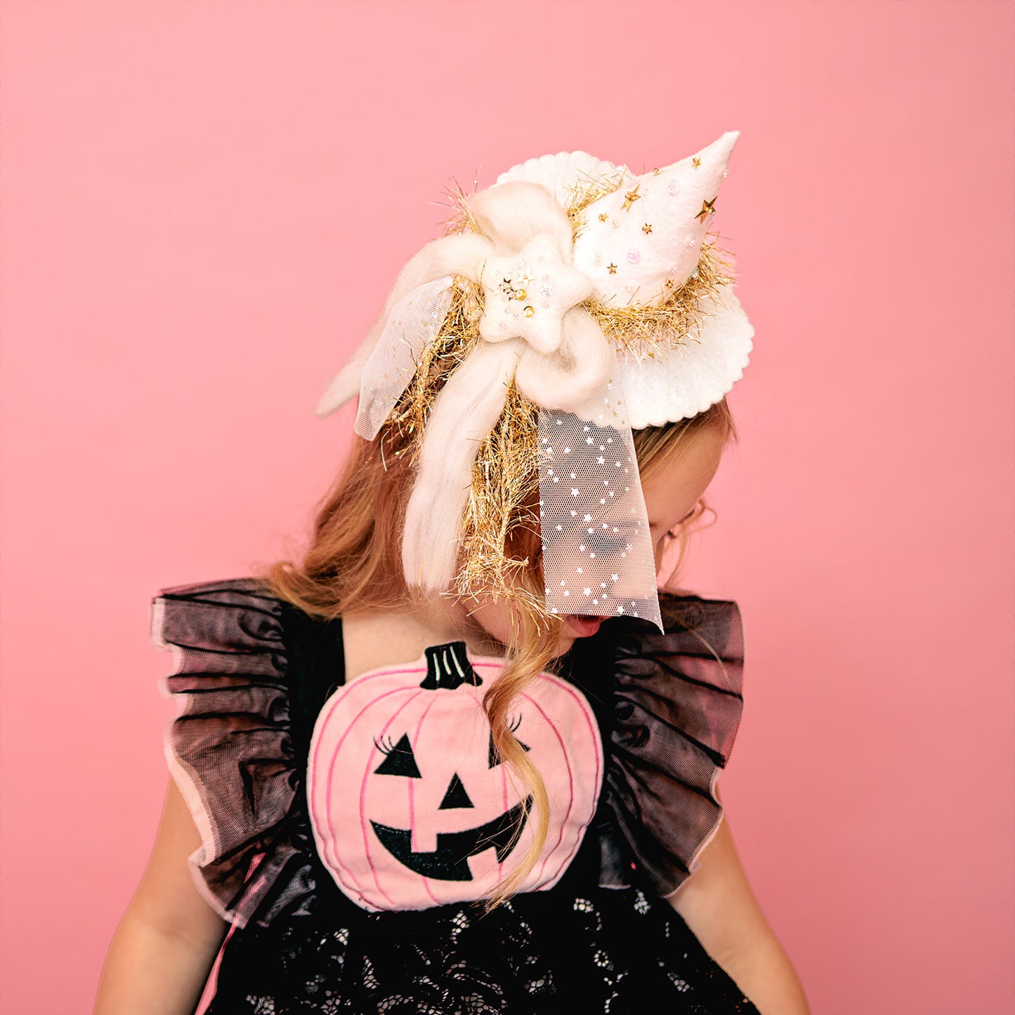 Classic White Witch Hat