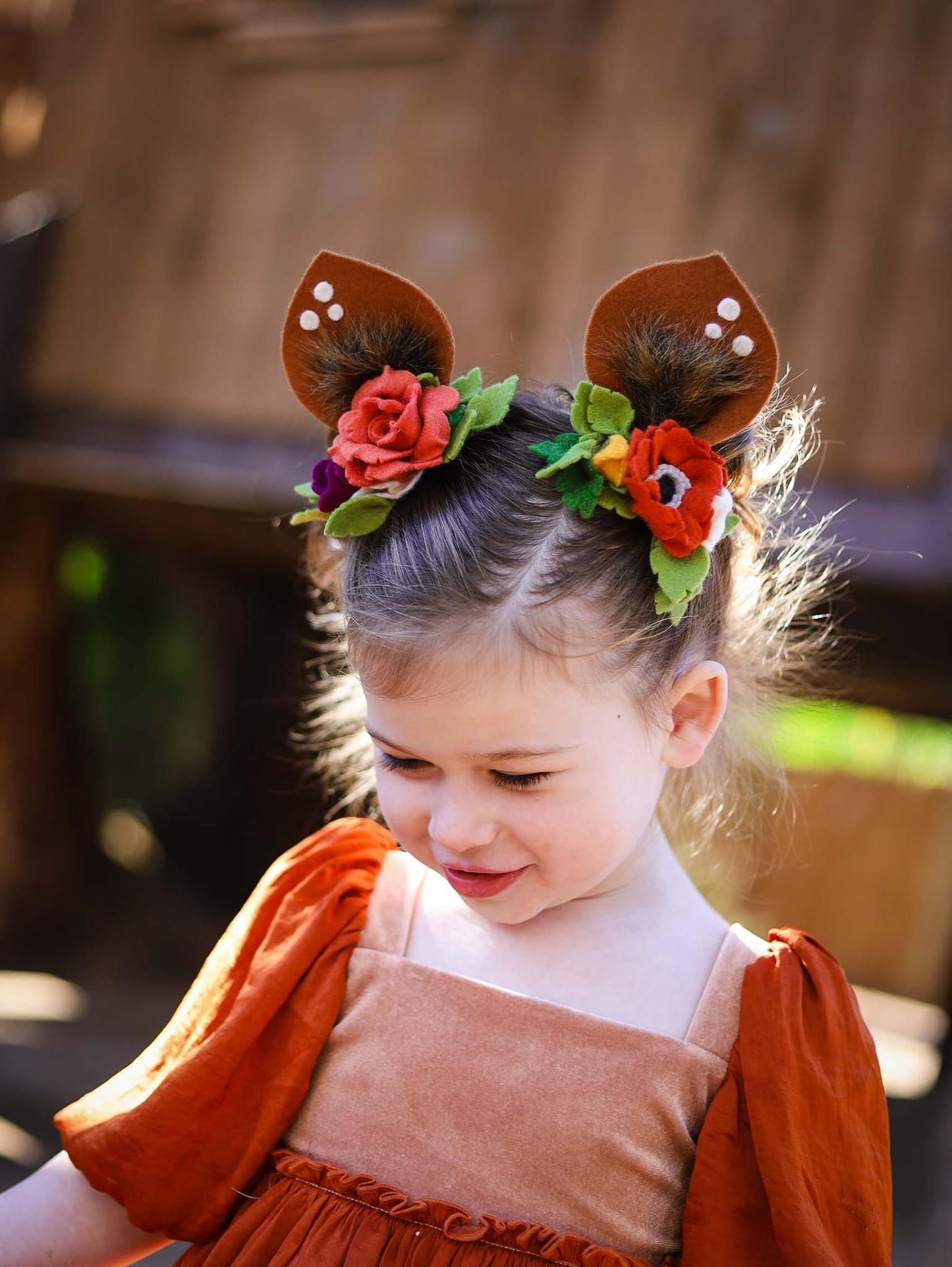 Deer Critters FloraL Set