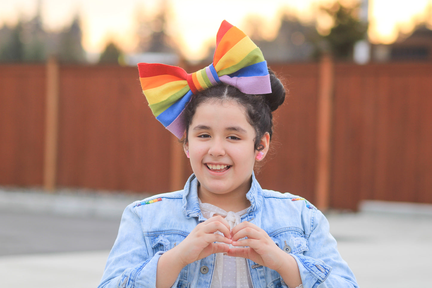 Classic Statement Rainbow Bow