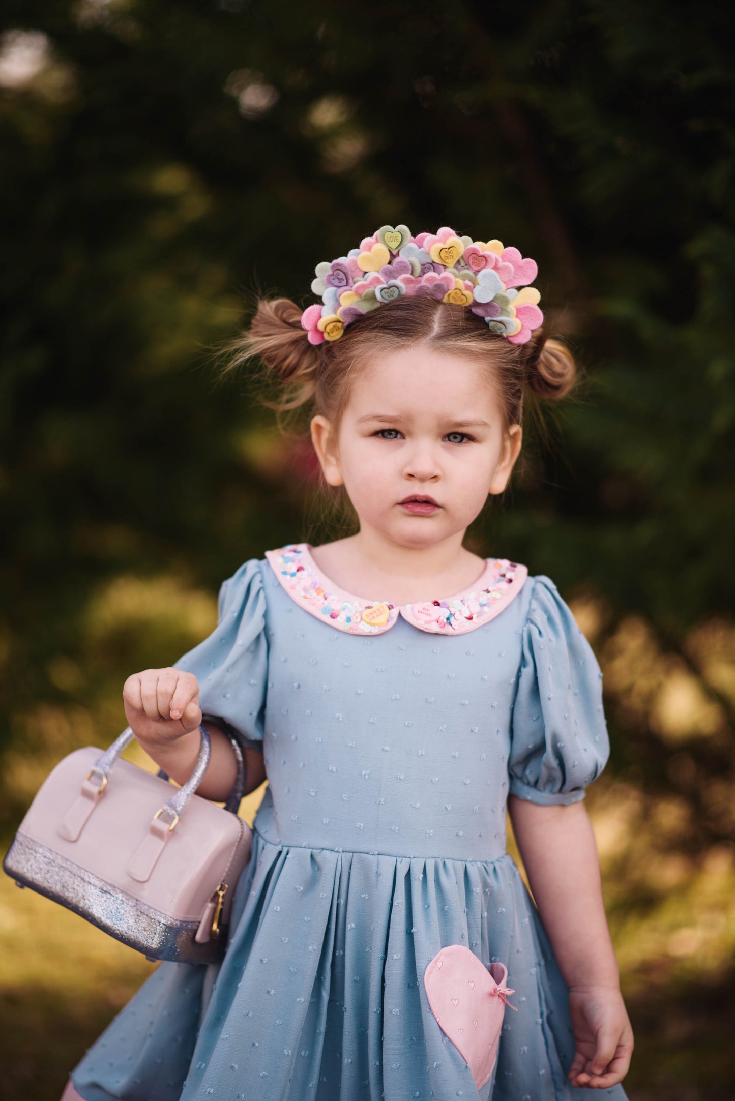 Conversation Hearts headband