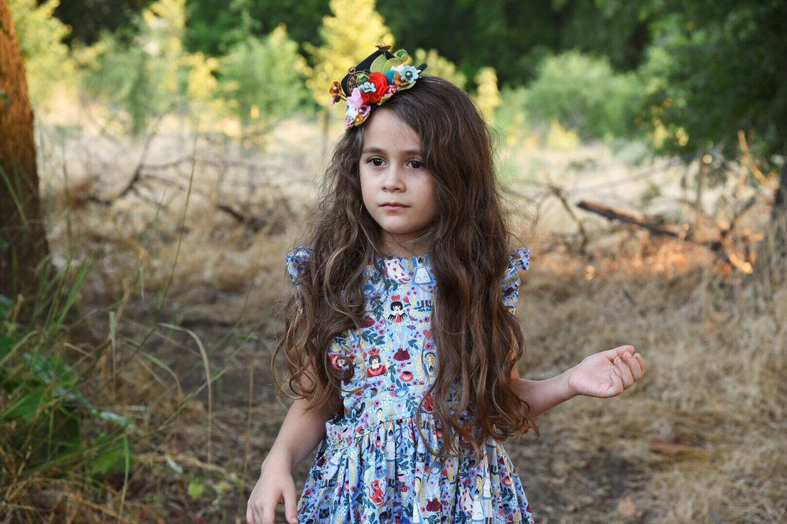 Top hat Alice Inspired Mini Top Hat Crown /felt /feltflowers/easterbunnyears/cosplay/halloween/headbands/floralheadbands/tophat/minihats/f