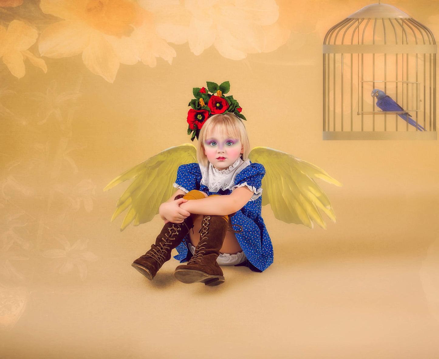 Classic Poppy Fascinator