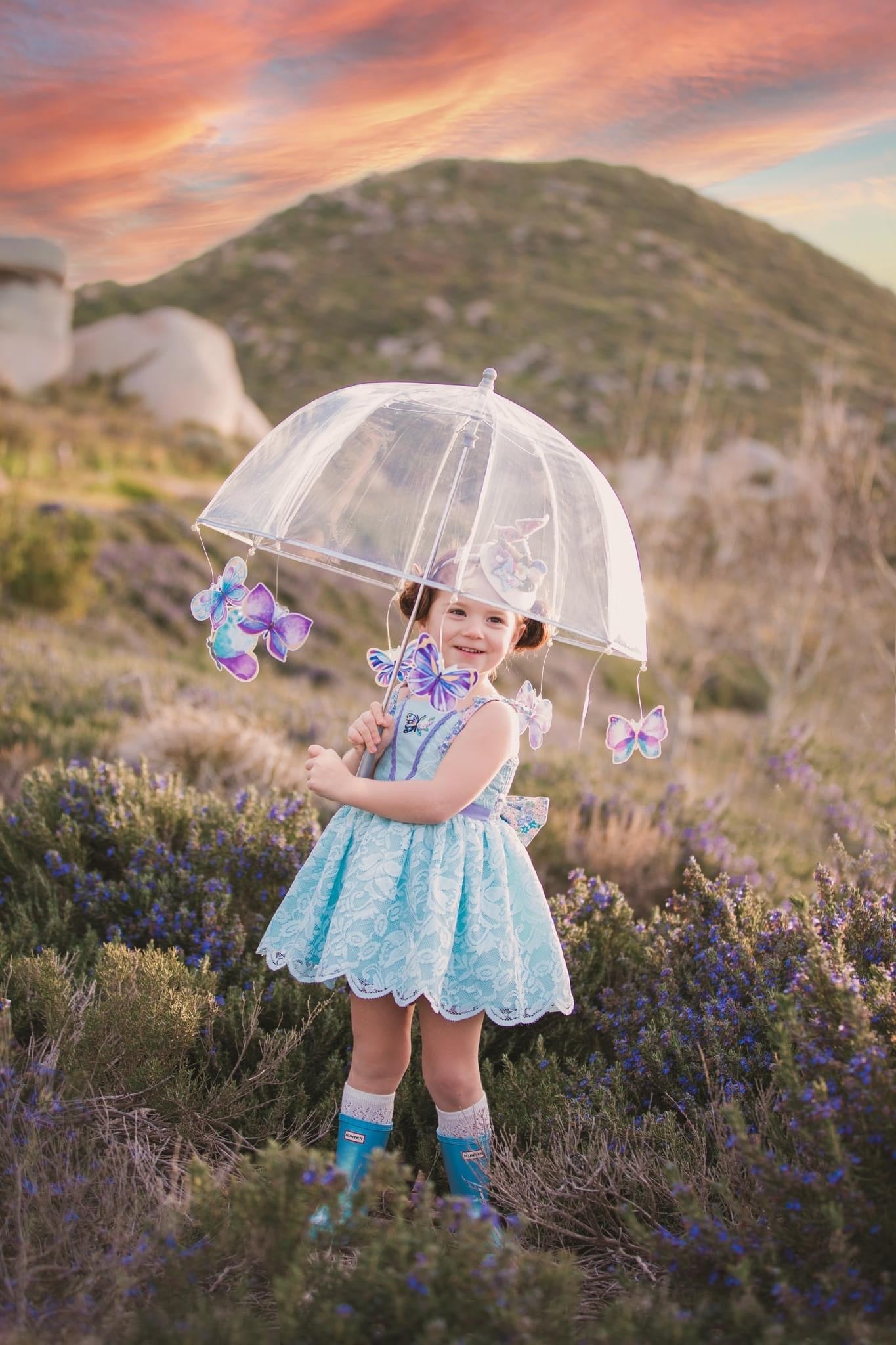 Petite Fille Papillon Mini Toper