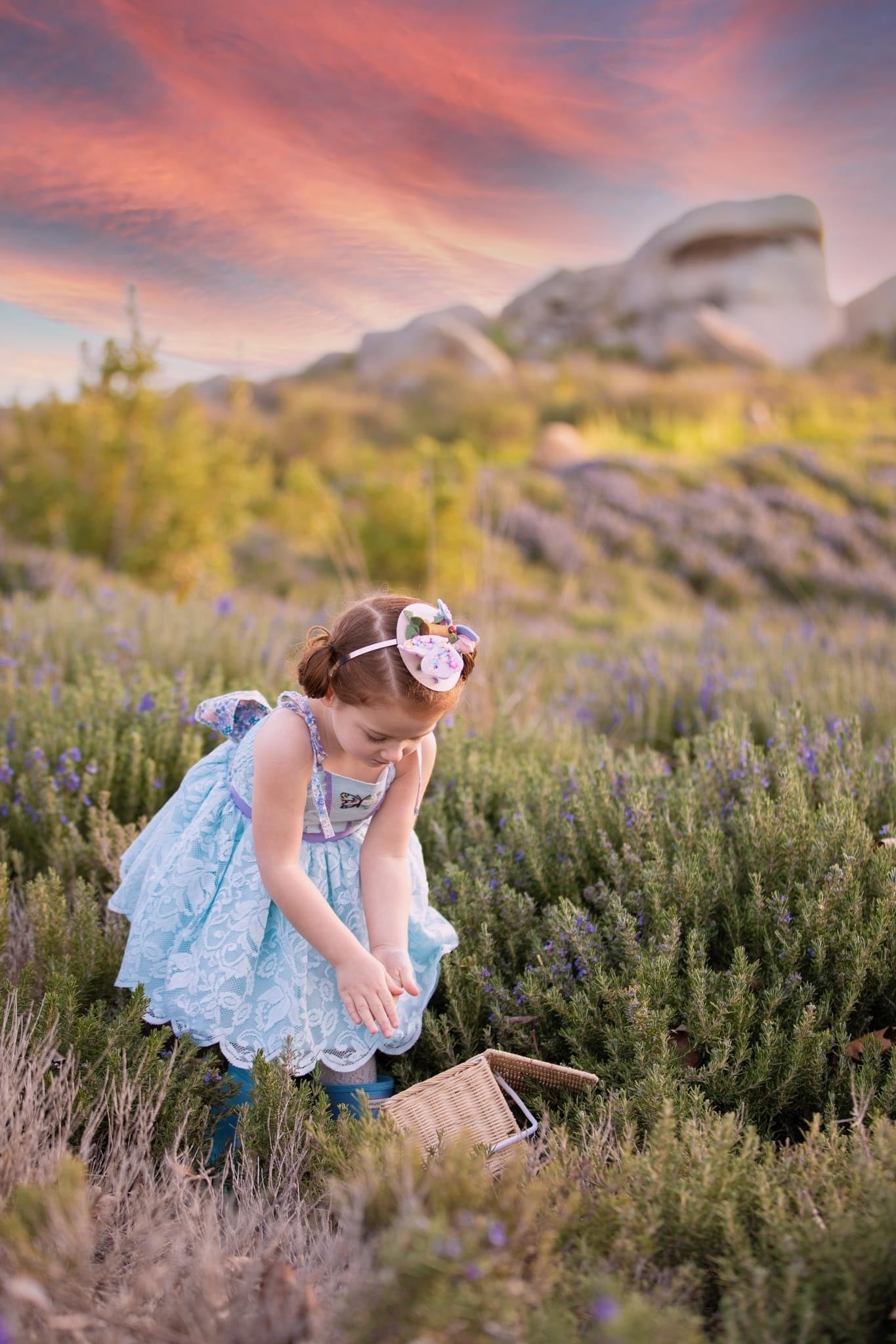 Petite Fille Papillon Mini Toper