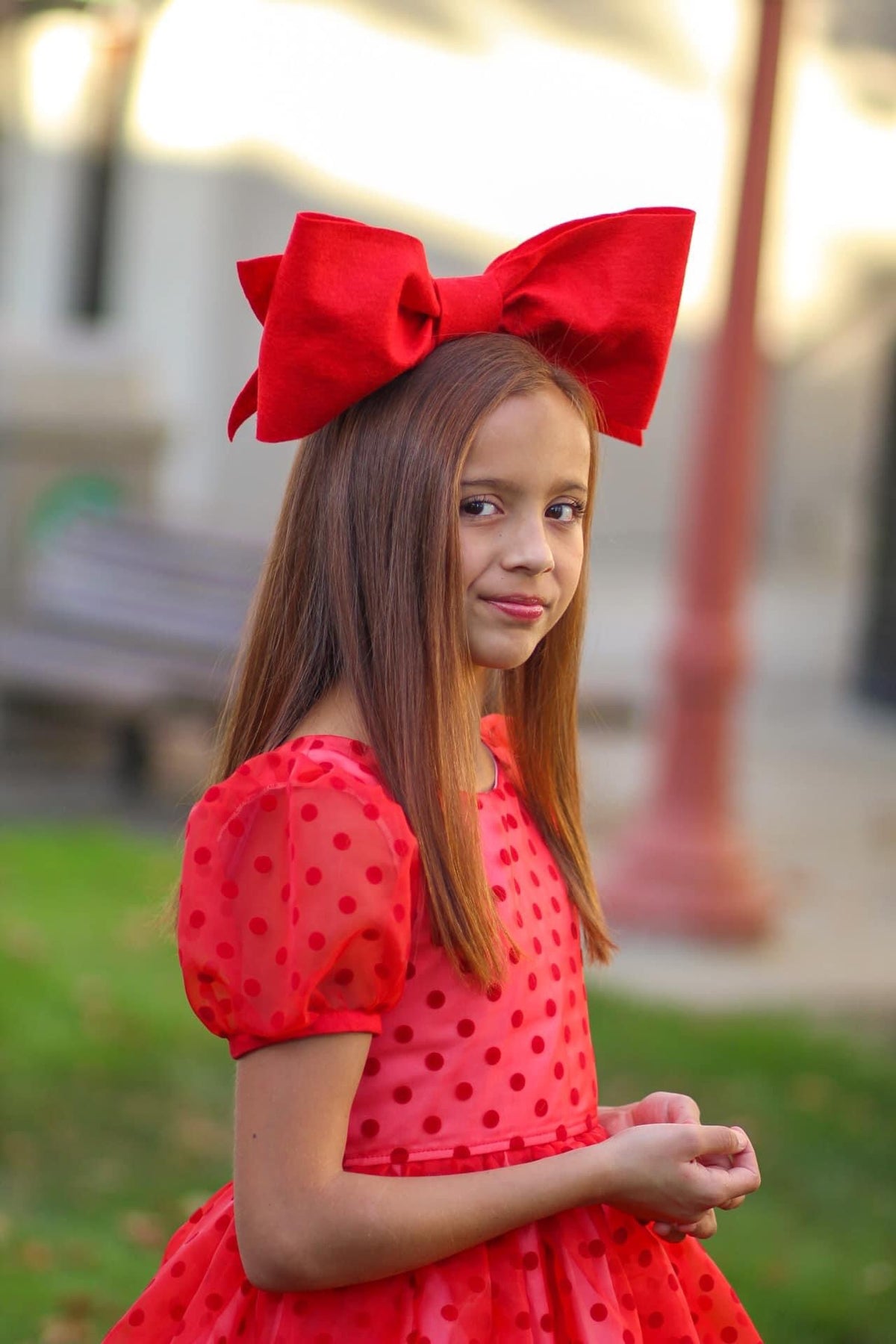 Red Big Bow holiday edition
