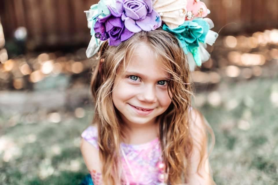 Over the Top Mermaid Floral Fascinator