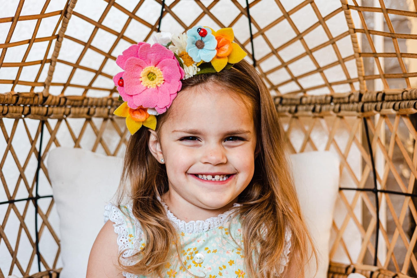 Esme’s Floral Party Side Crown