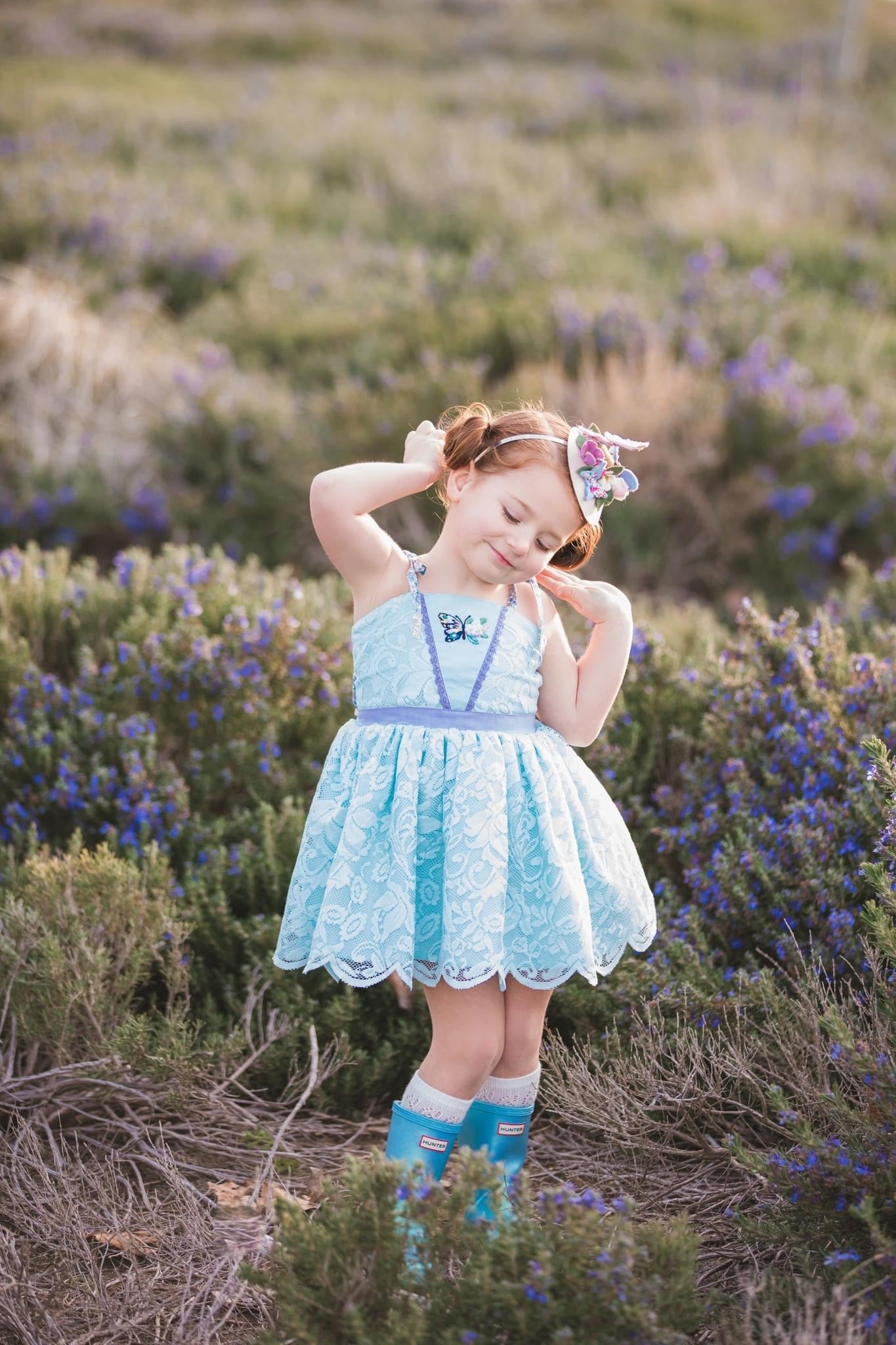 Petite Fille Papillon Mini Toper