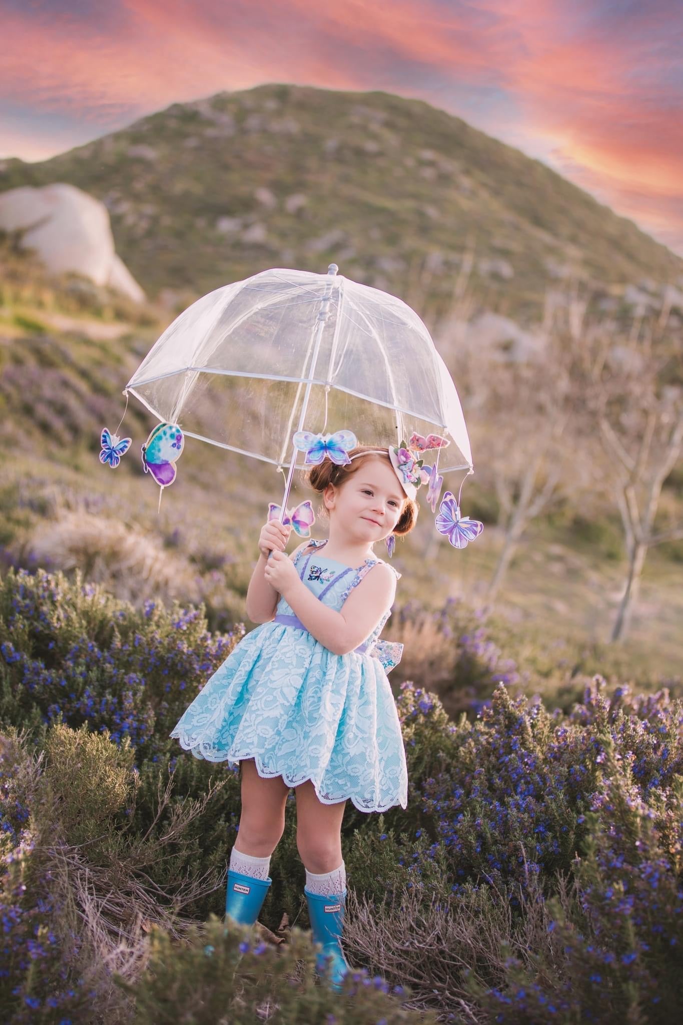 Petite Fille Papillon Mini Toper