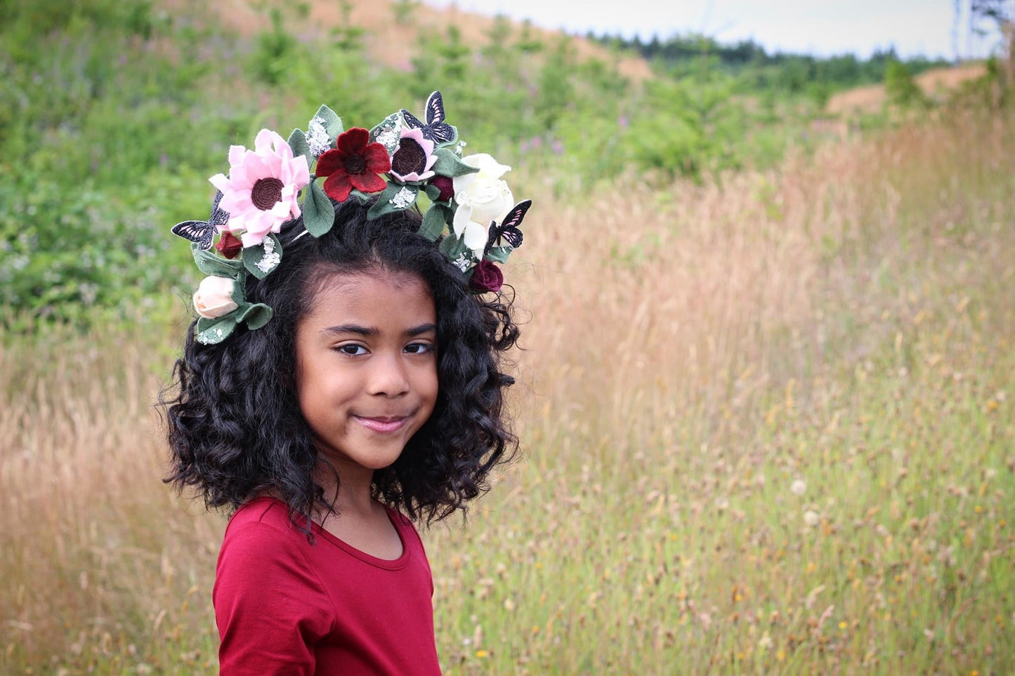 Calanthe Pink Sunflower Floating Halo