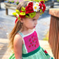 Watermelon Slice Floral Halo