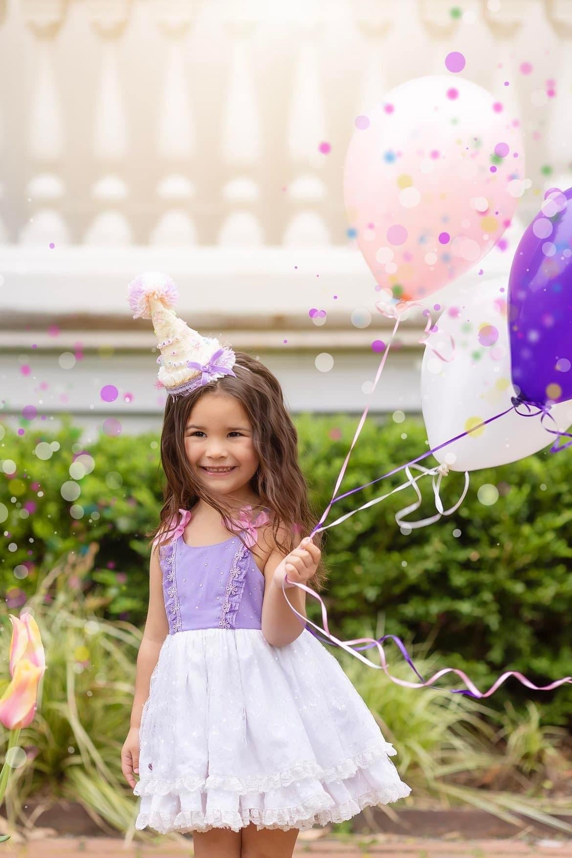 Birthday Party Hat Lilac Dream