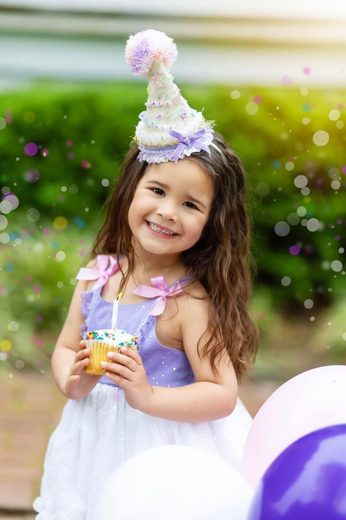 Birthday Party Hat Lilac Dream