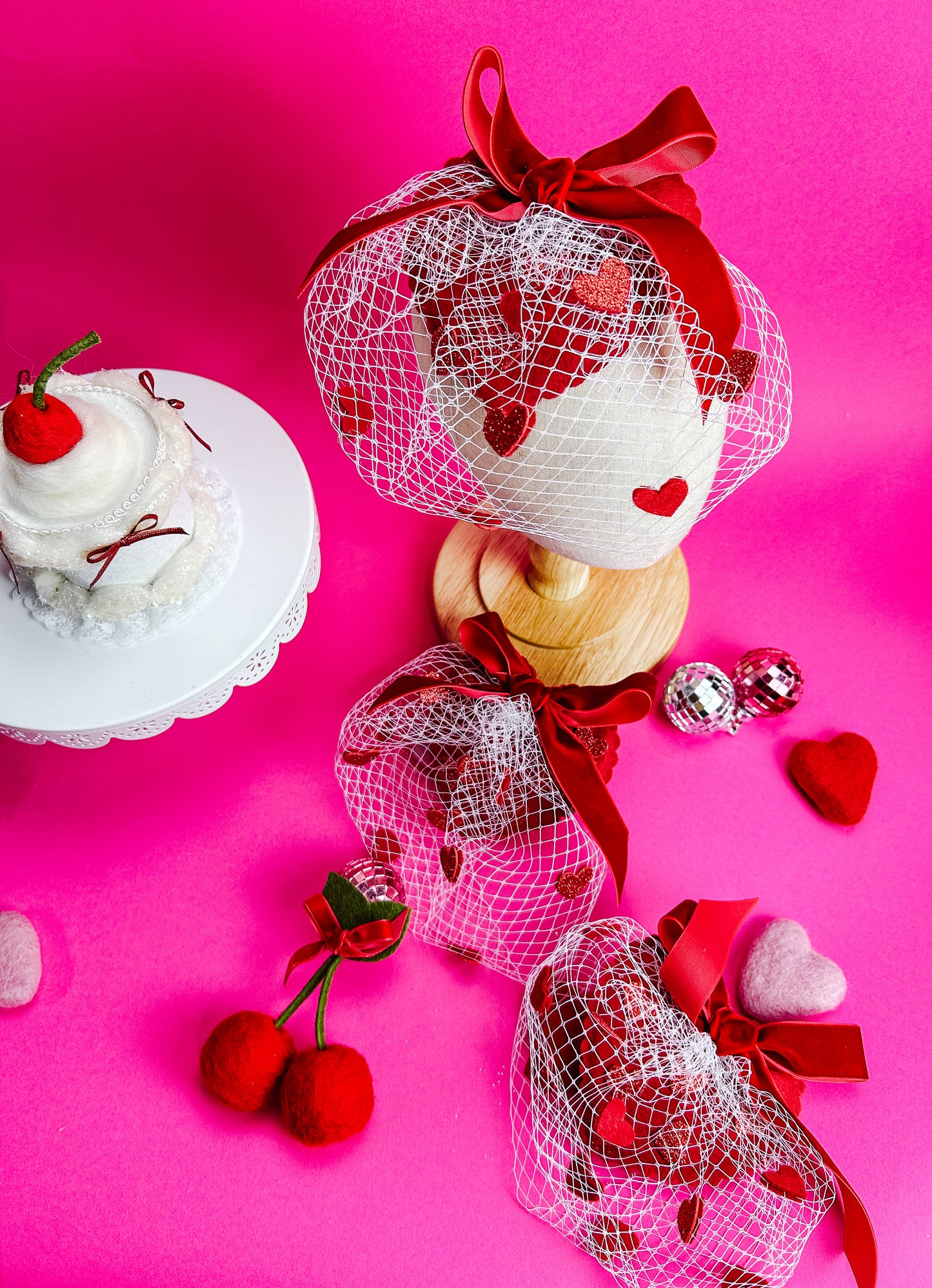 Sweetheart Heart Fascinator