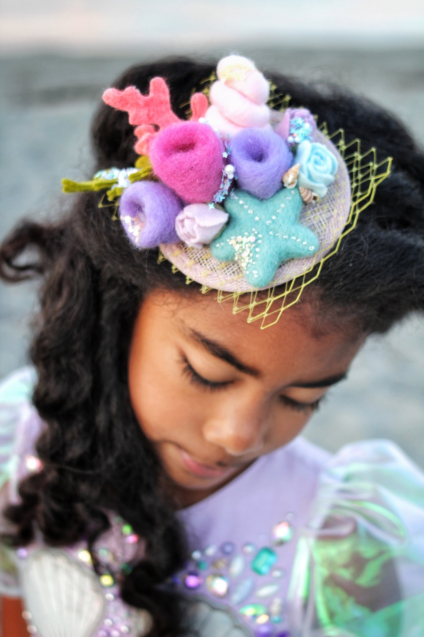 Marine Anemone Fascinator