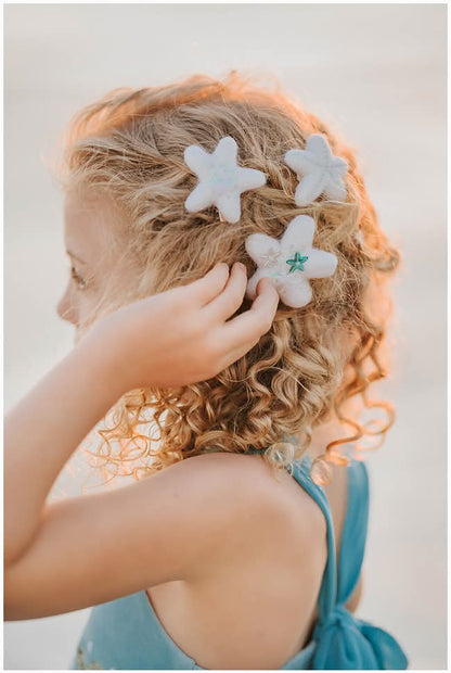 Sea Mist Trio Star Clip Set