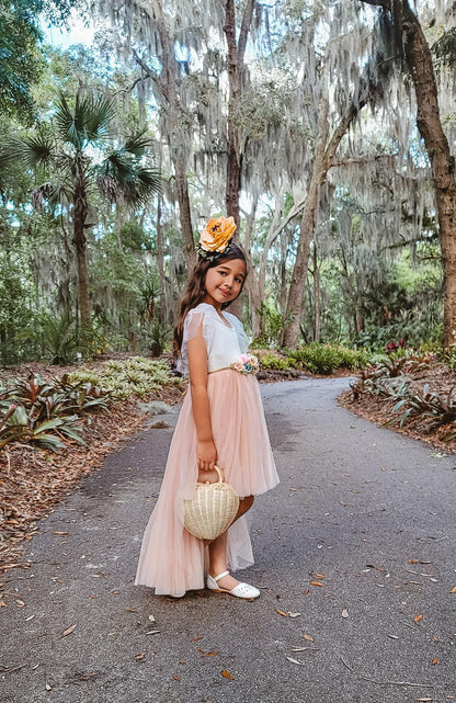 Big Peony fascinator