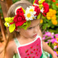 Watermelon Slice Floral Halo