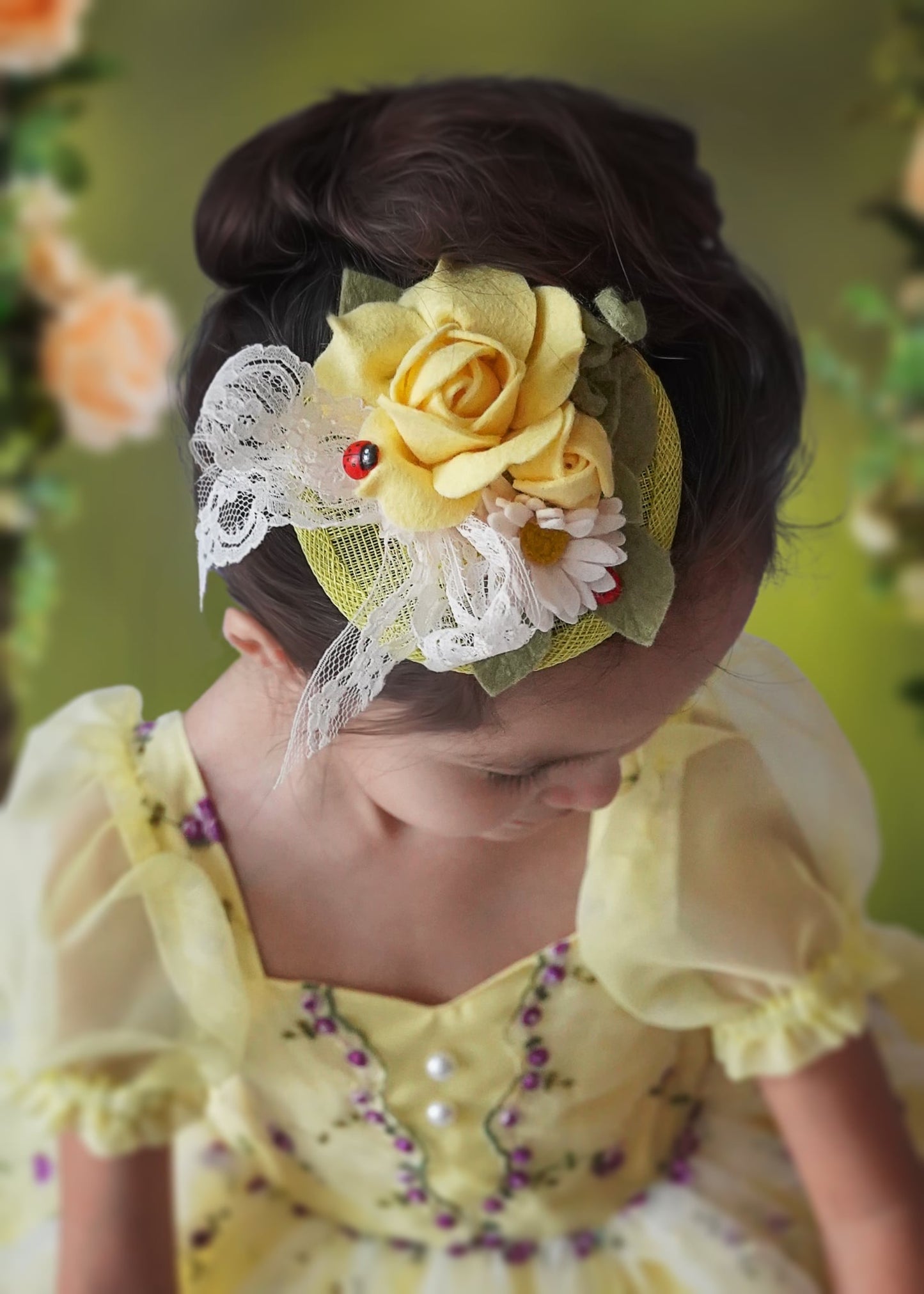 M2M Buttercup Spring Fascinator