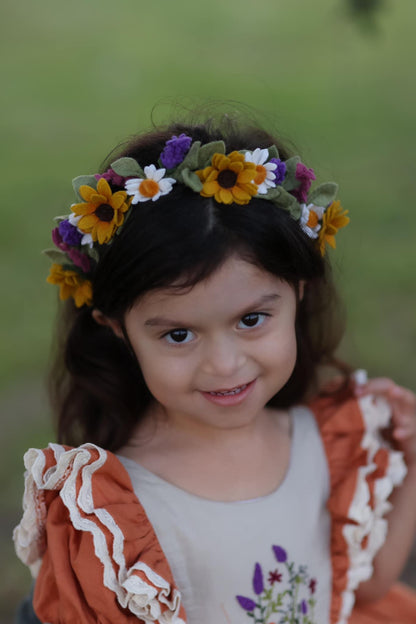 Lavender & Sunflower Mini halo