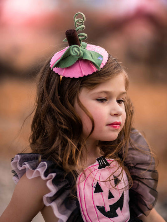 Pretty in Pink Pumpkin Fascinator
