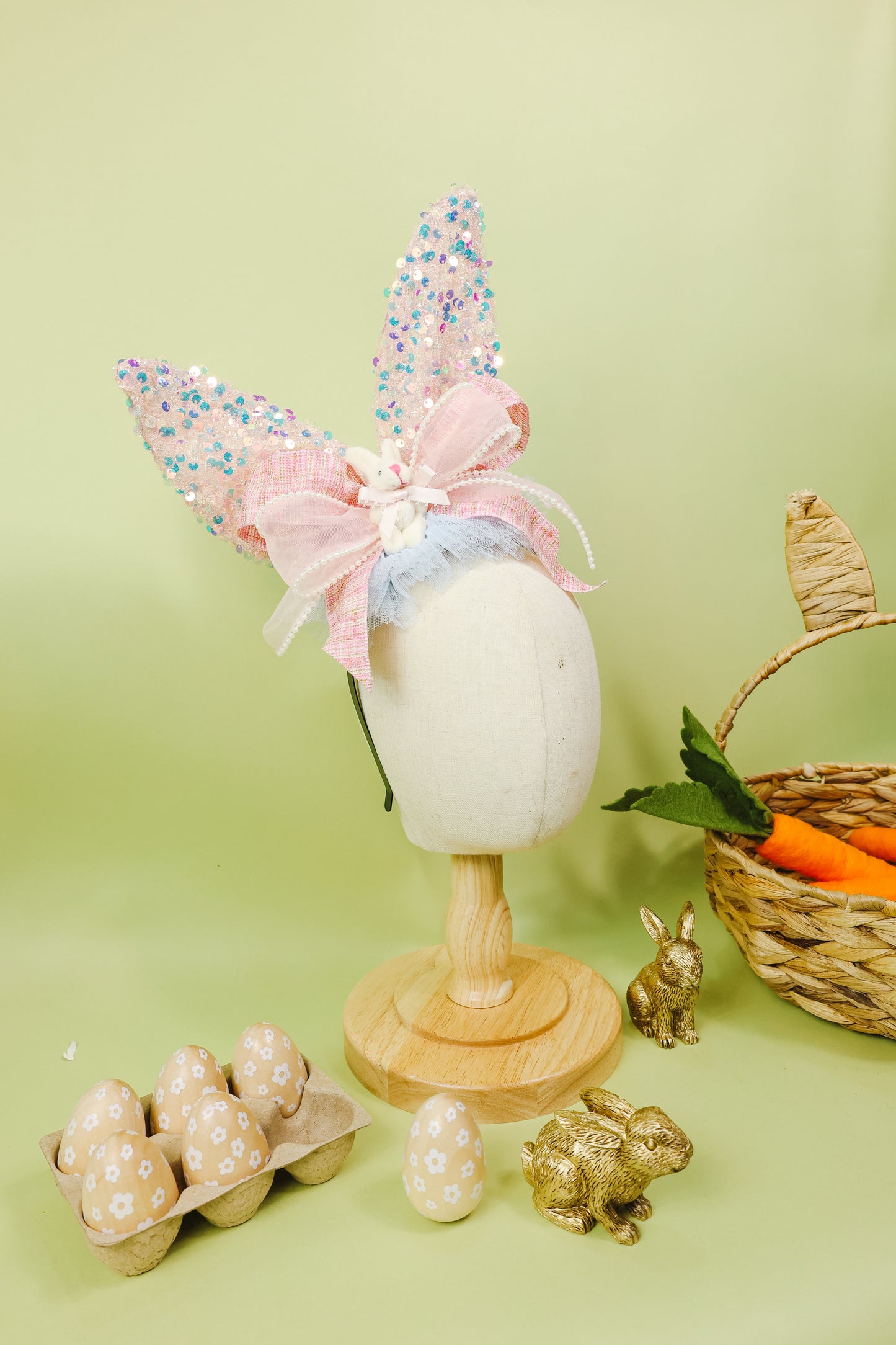 Sparkling Bunny Headband