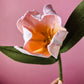 Pink Tulip Stem, Felt Flower