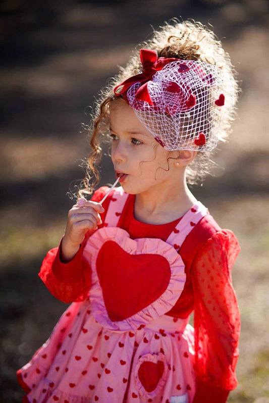 Sweetheart Heart Fascinator