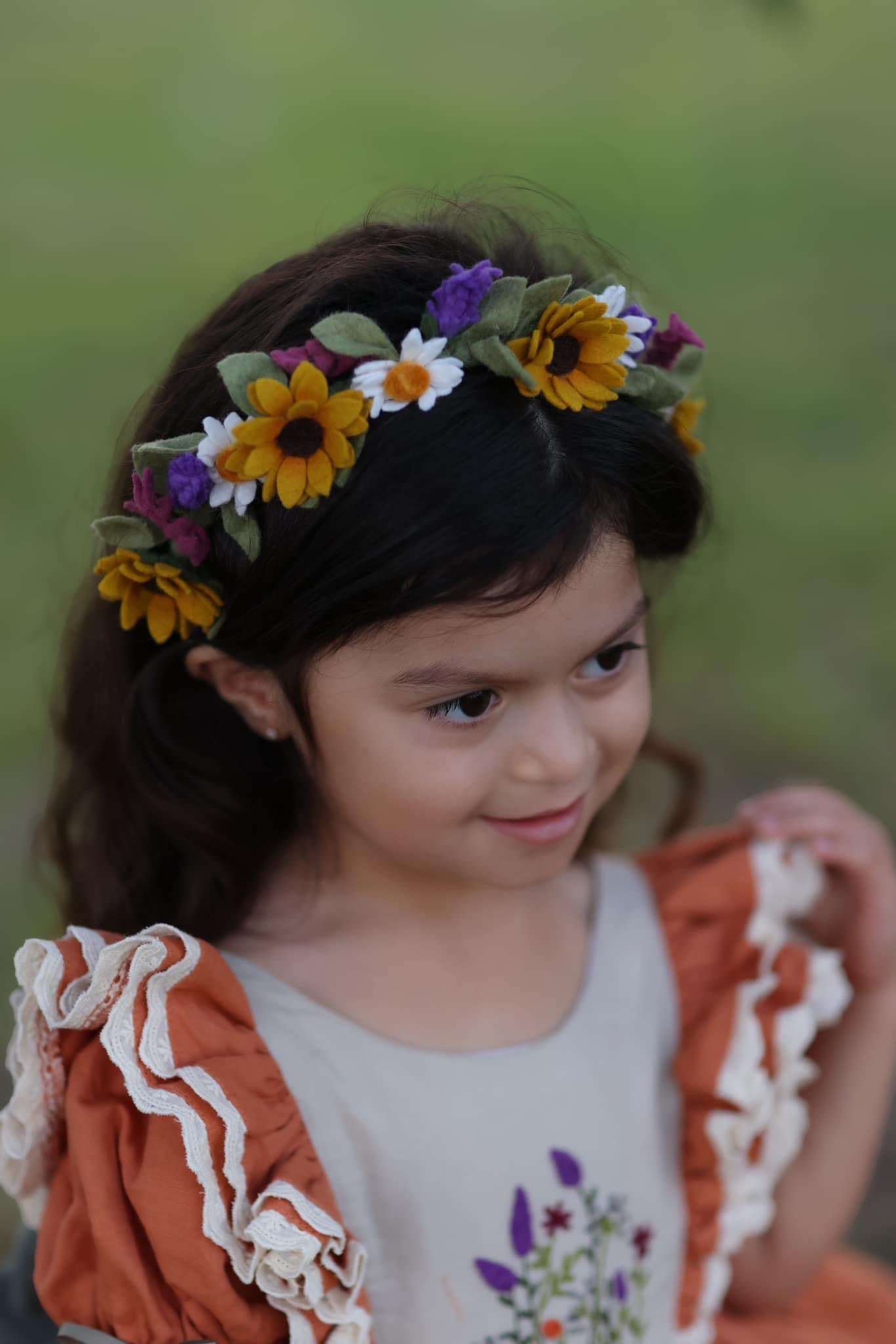 Lavender & Sunflower Mini halo