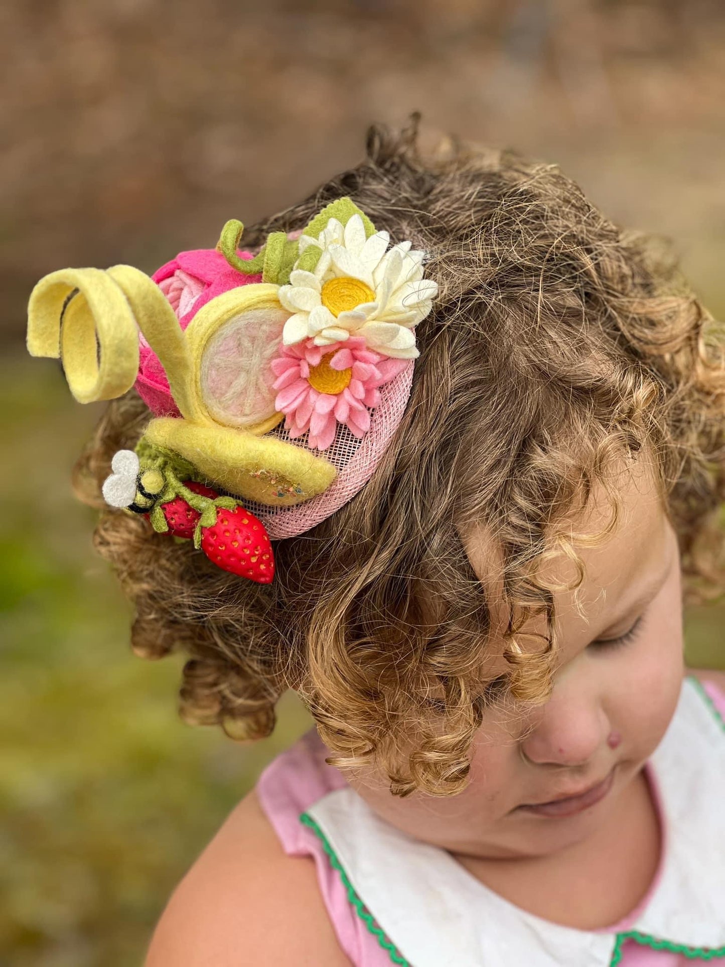 Pink Lemonade Fascinator | Over the Top Headpiece