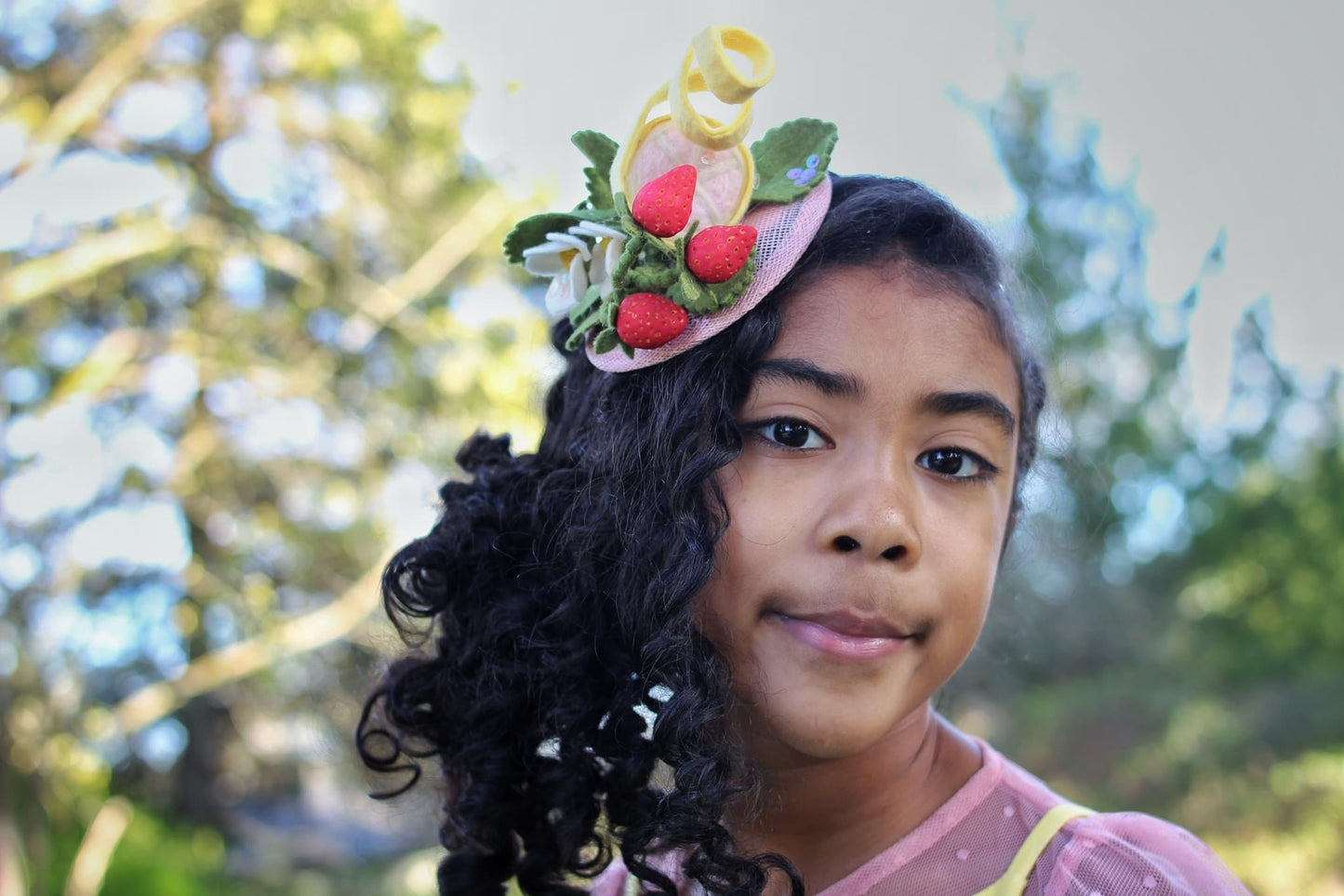 Pink Lemonade Fascinator | Over the Top Headpiece