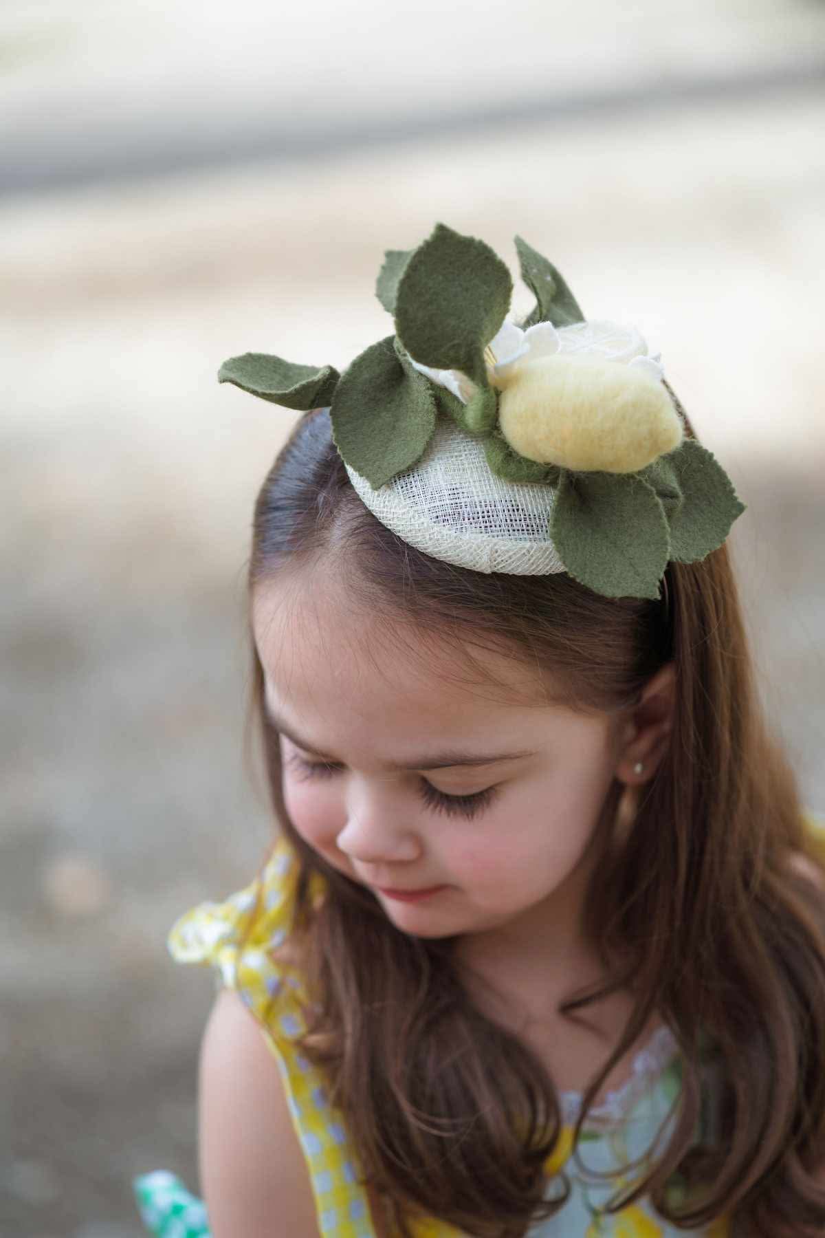 Lemon Zest Fascinator