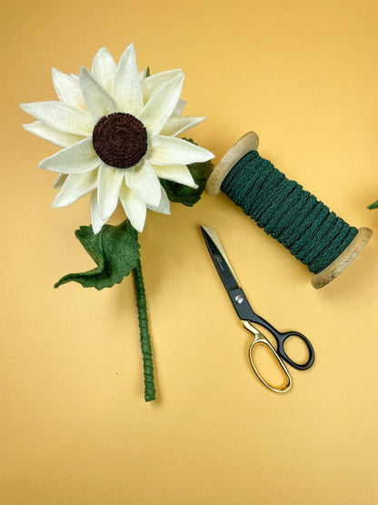 Felt Sunflower Stems|| Bouquet