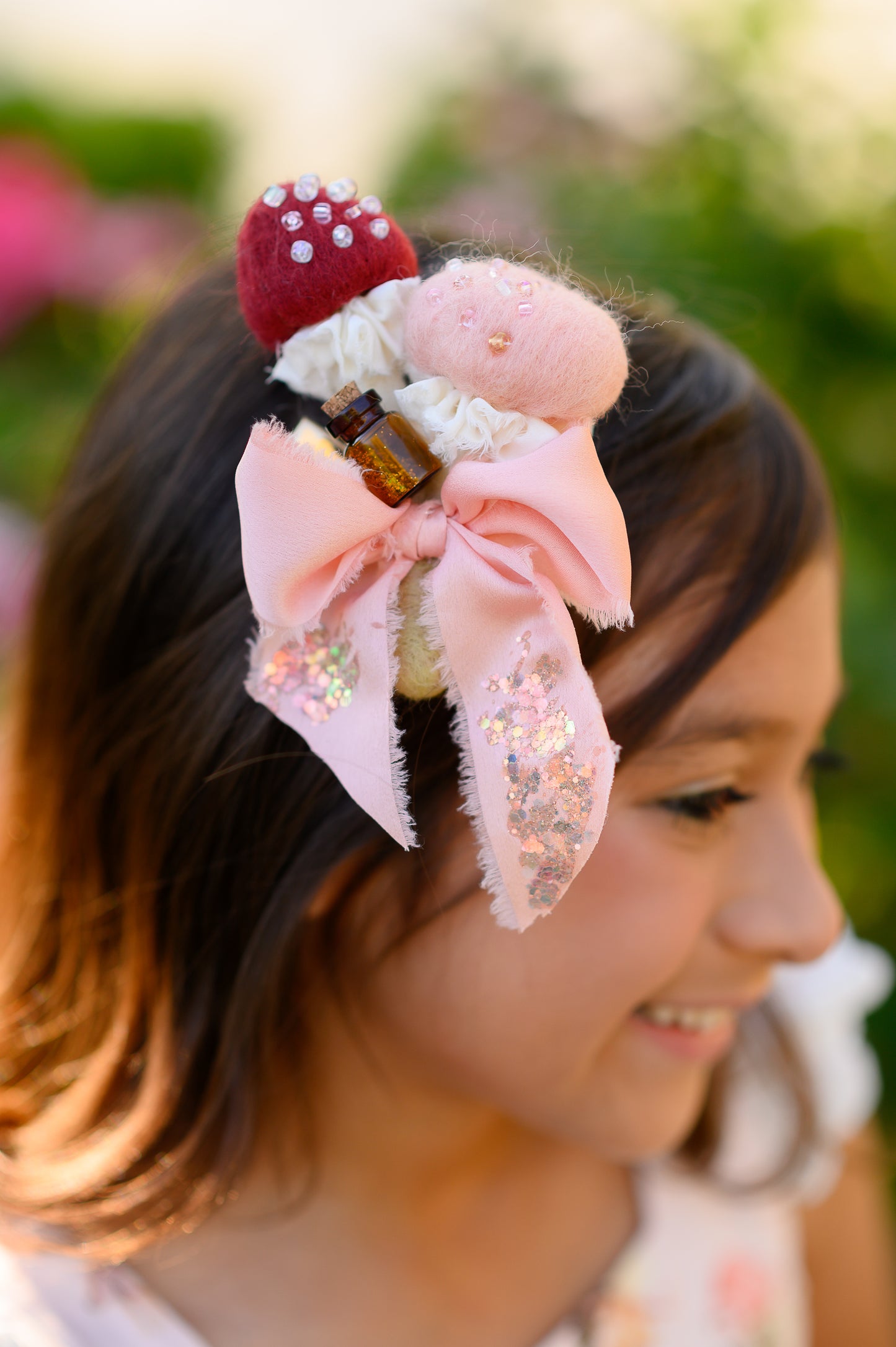 Enchanted Fungi Hair Clip