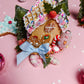 Little Gingerbread House  Side Fascinator