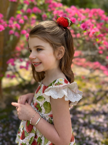 Strawberry Set With Flower Clip