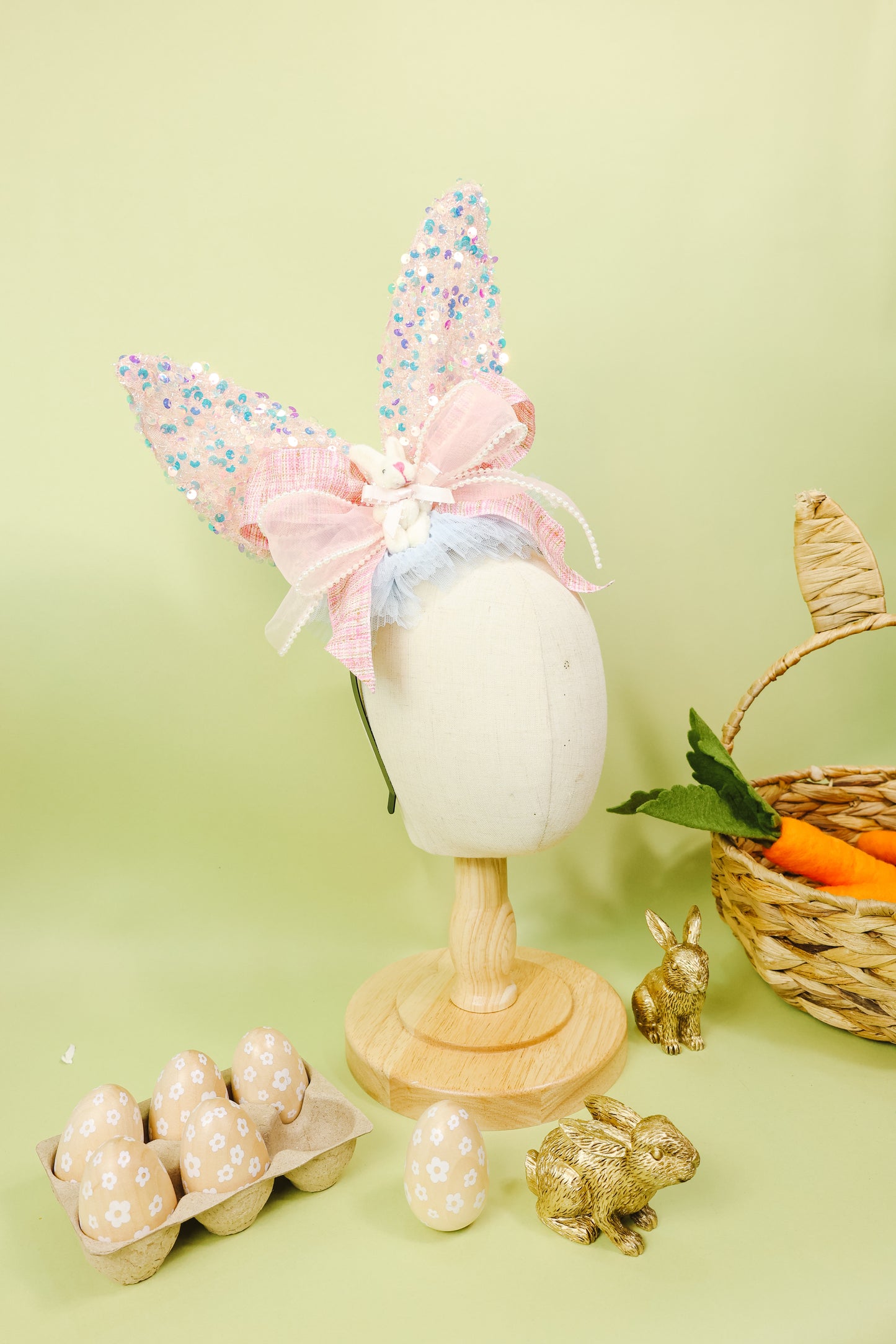 Sparkling Bunny Headband