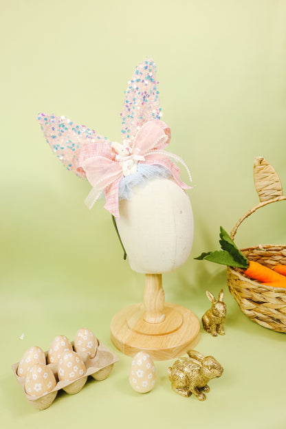 Sparkling Bunny Headband