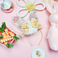 Floral Lace Bunny Ears Fascinator