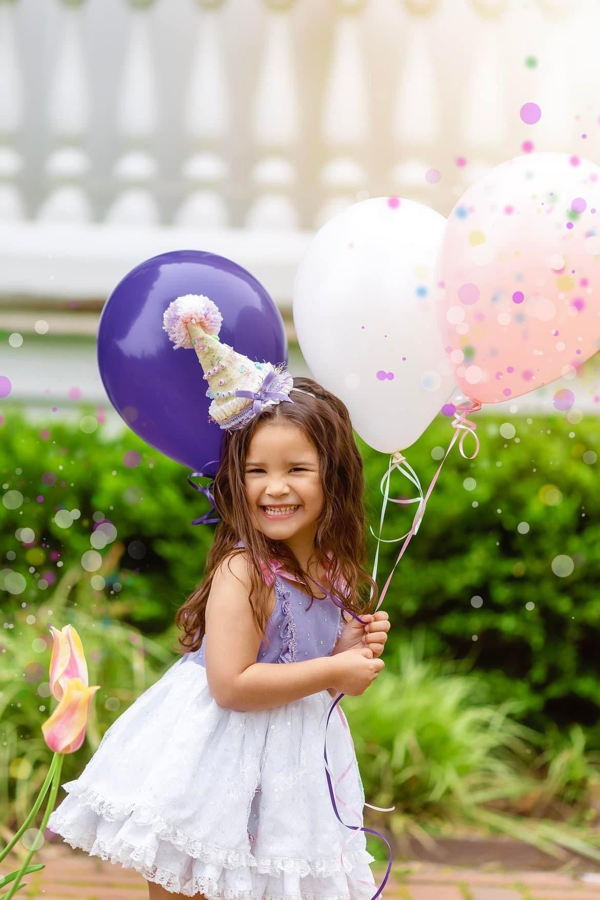 Birthday Party Hat Lilac Dream