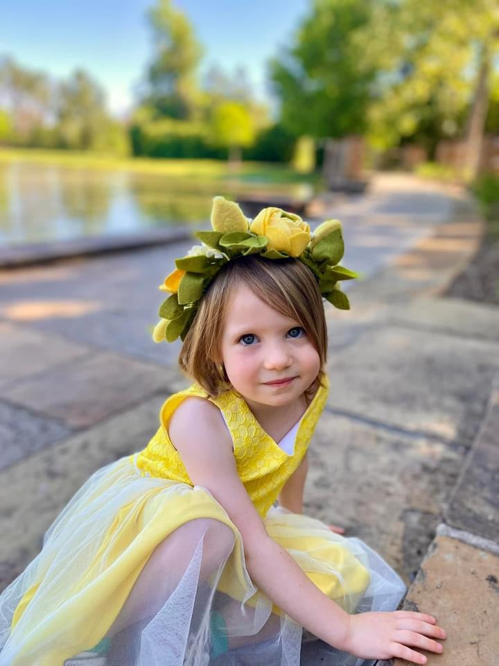 Lemoncello Floral Headpiece