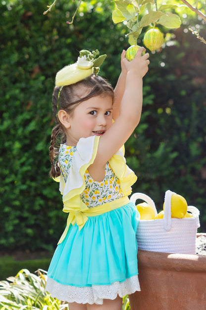 Whole Lemon Side Fascinator