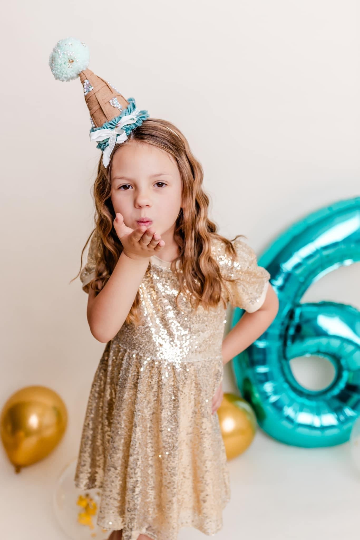 Birthday Party Hat Mint inspo