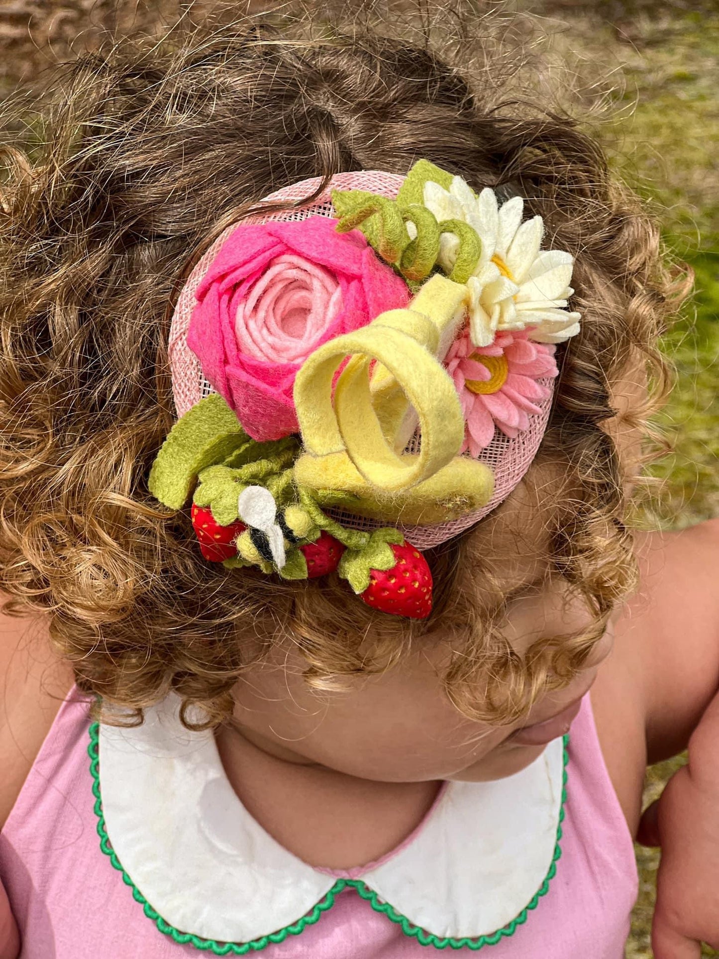 Pink Lemonade Fascinator | Over the Top Headpiece