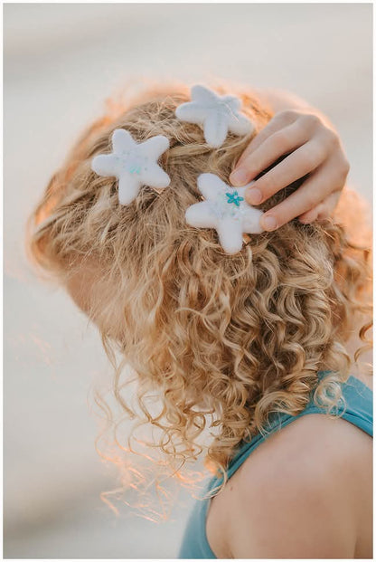 Sea Mist Trio Star Clip Set