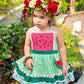 Watermelon Slice Floral Halo