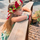 Watermelon Slice Floral Halo