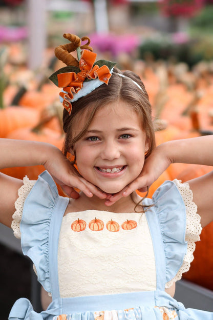 Baby Blue Pumpkin Topper